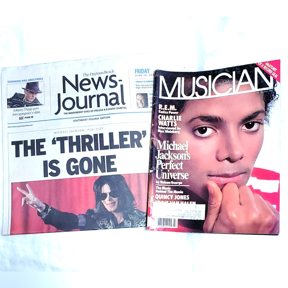 1984 Michael Jackson Musician Magazine & Newspaper - Picture 9 of 10